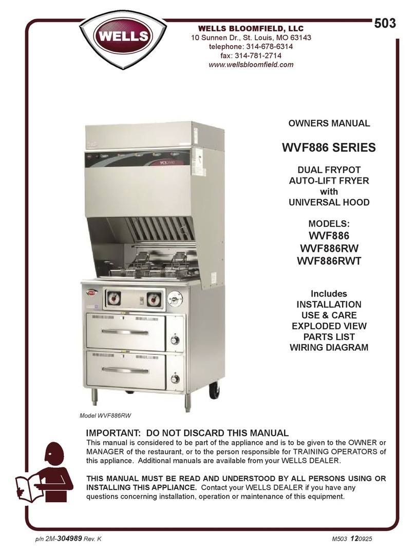 Wells WVF886 Series User manual