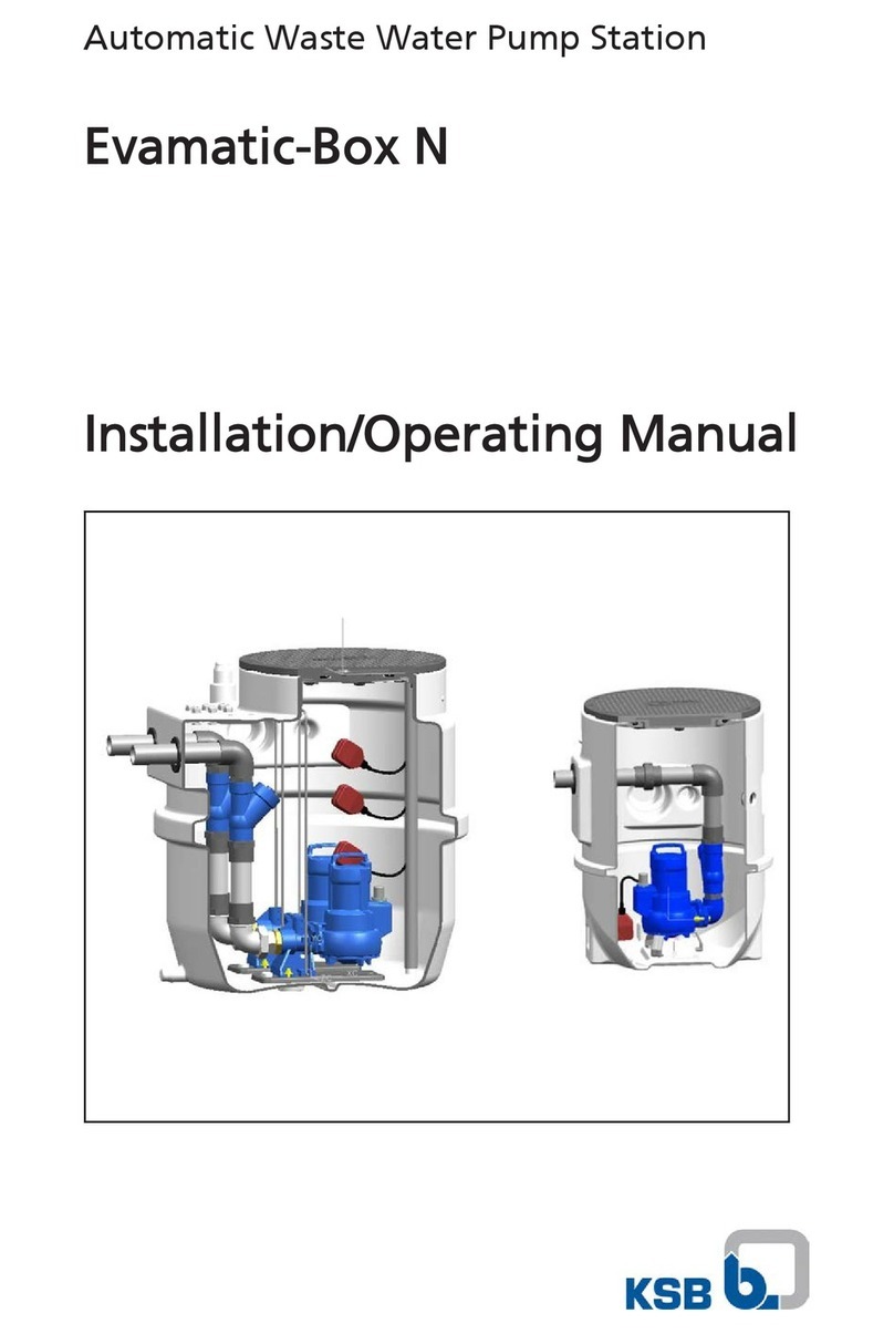 KSB Evamatic-Box N 200 l Installation & operating manual
