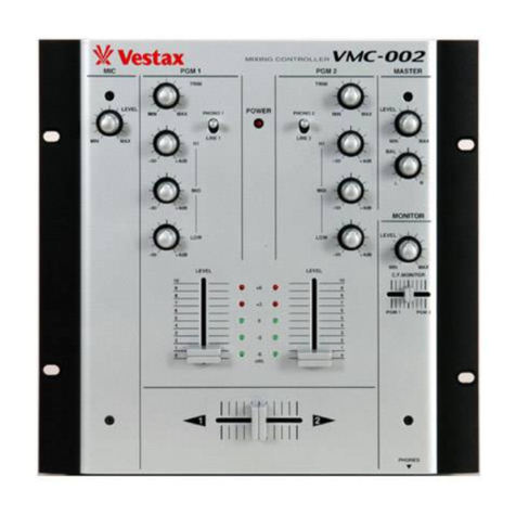 Vestax VMC-002 owner's manual