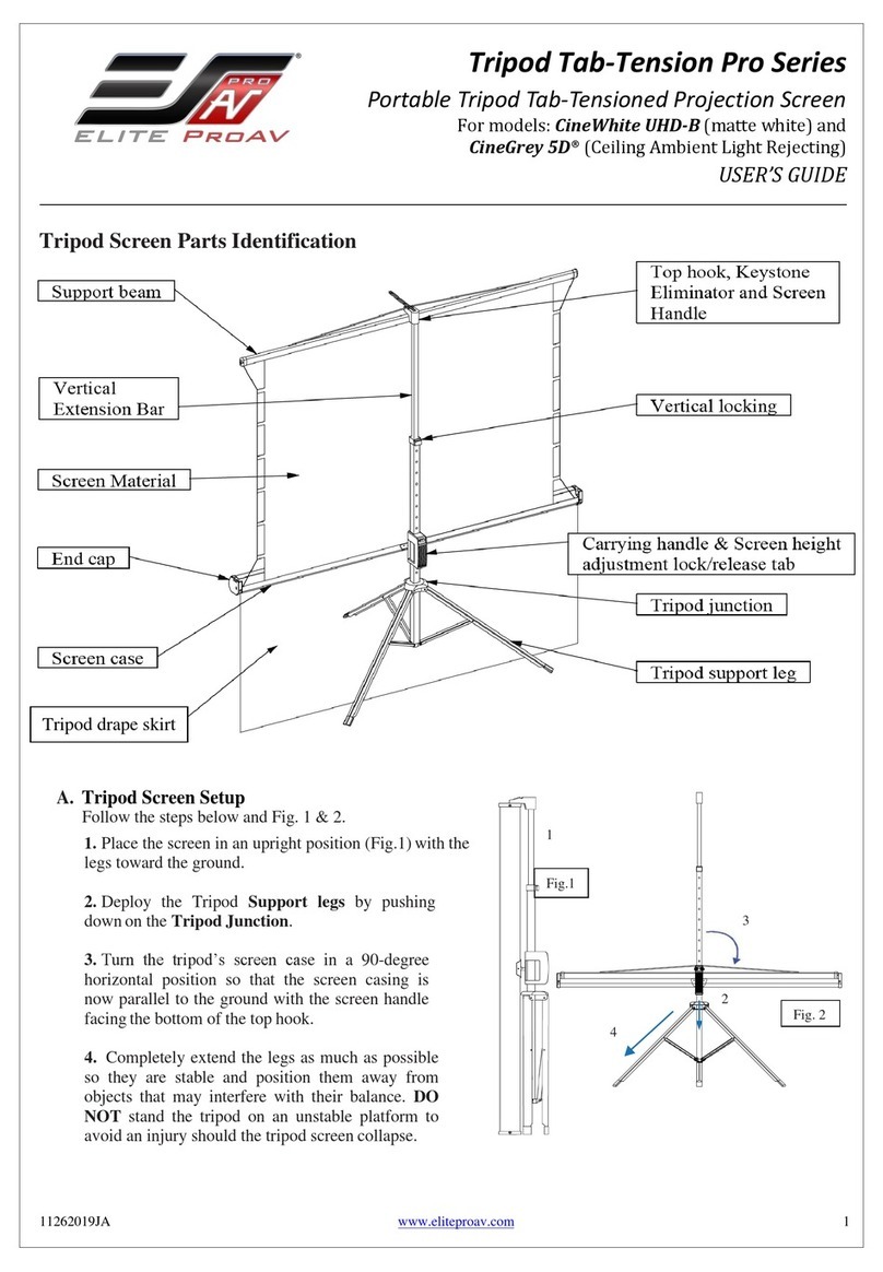 EliteProAV Tab-Tension Pro Series user guide