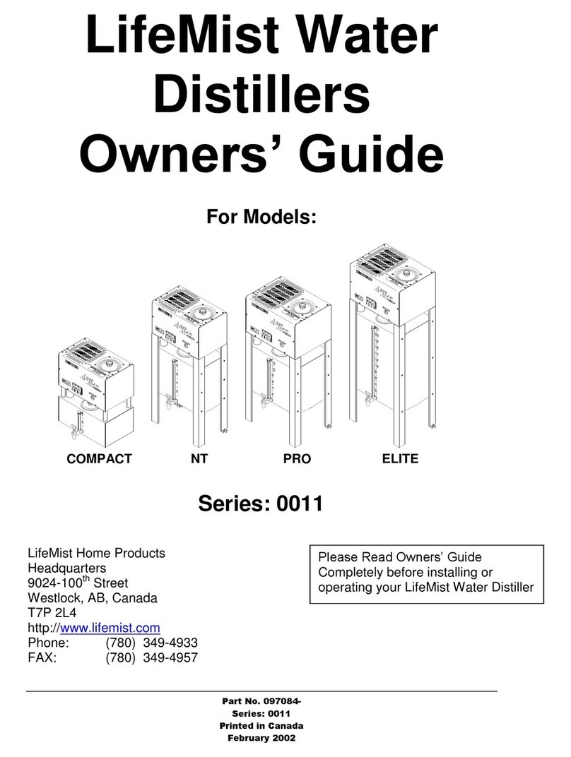 LifeMist 0011 Series owner's guide