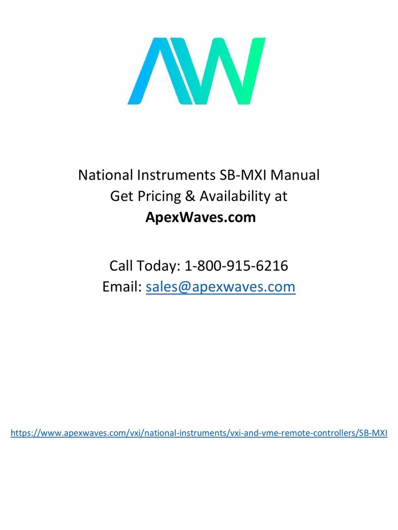 National Instruments VME-SB2020 User manual