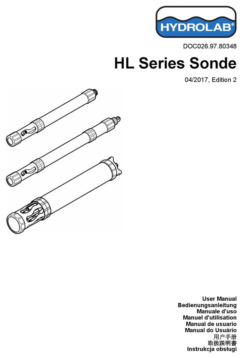 HYDROLAB HL Series user manual HYDROLAB HL Series user manual