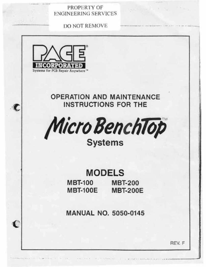 Pace MicroBenchtop MBT-100 Troubleshooting guide Pace MicroBenchtop MBT-100 Troubleshooting guide