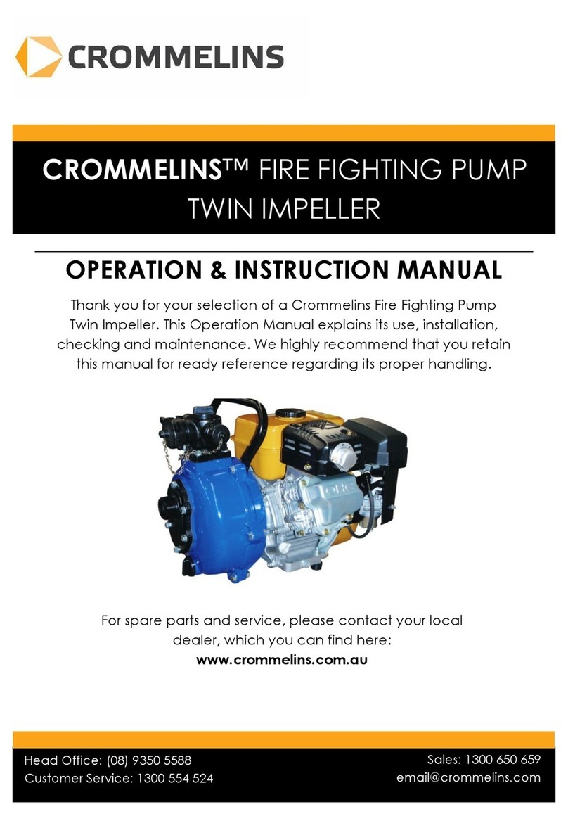Crommelins FT150RP Operation & instruction manual