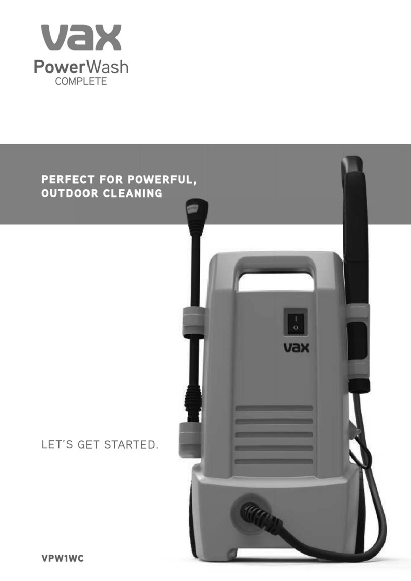 Vax PowerWash VPW1WC manual