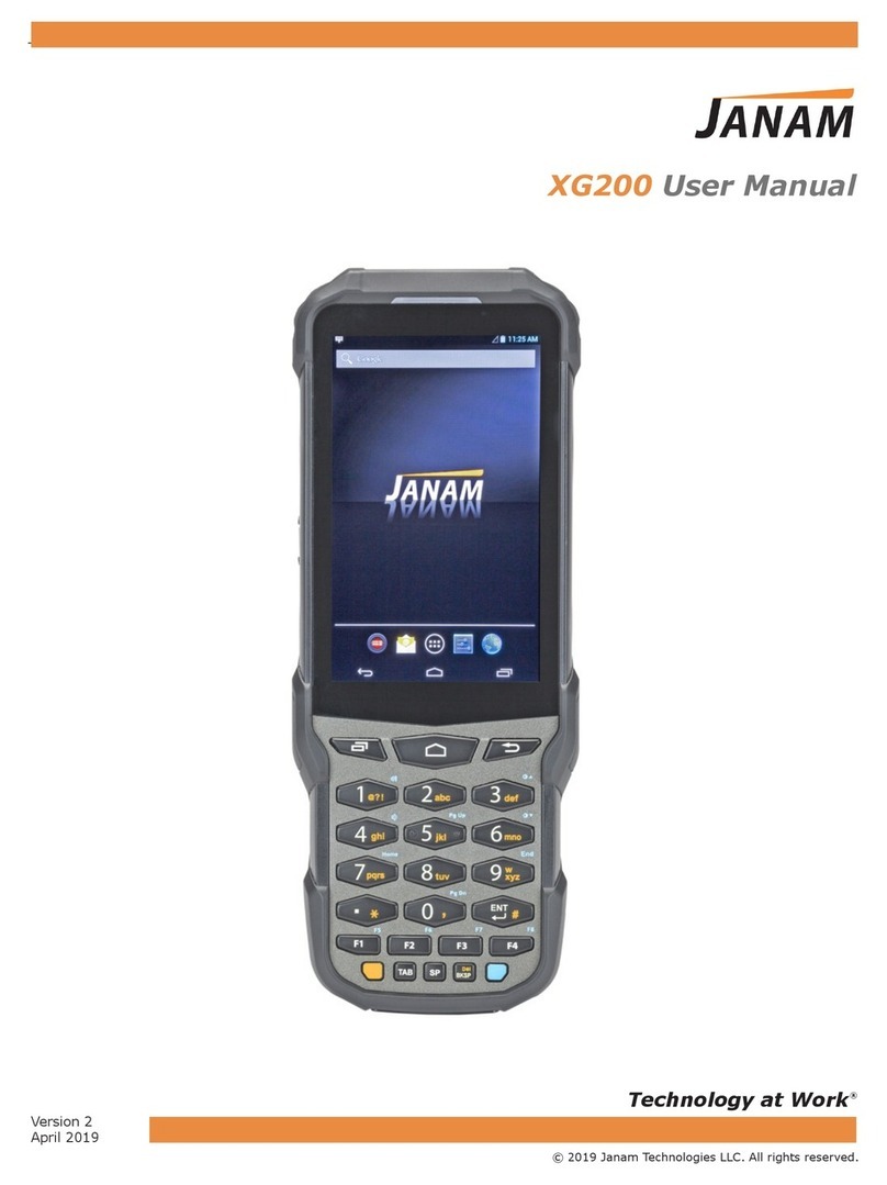 Janam XG200 Series user manual