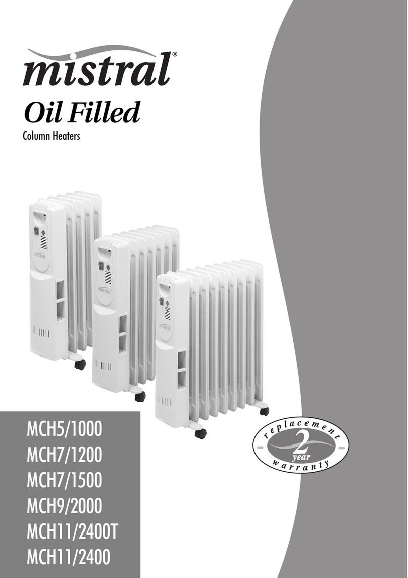 Mistral MCH5/1000 User manual