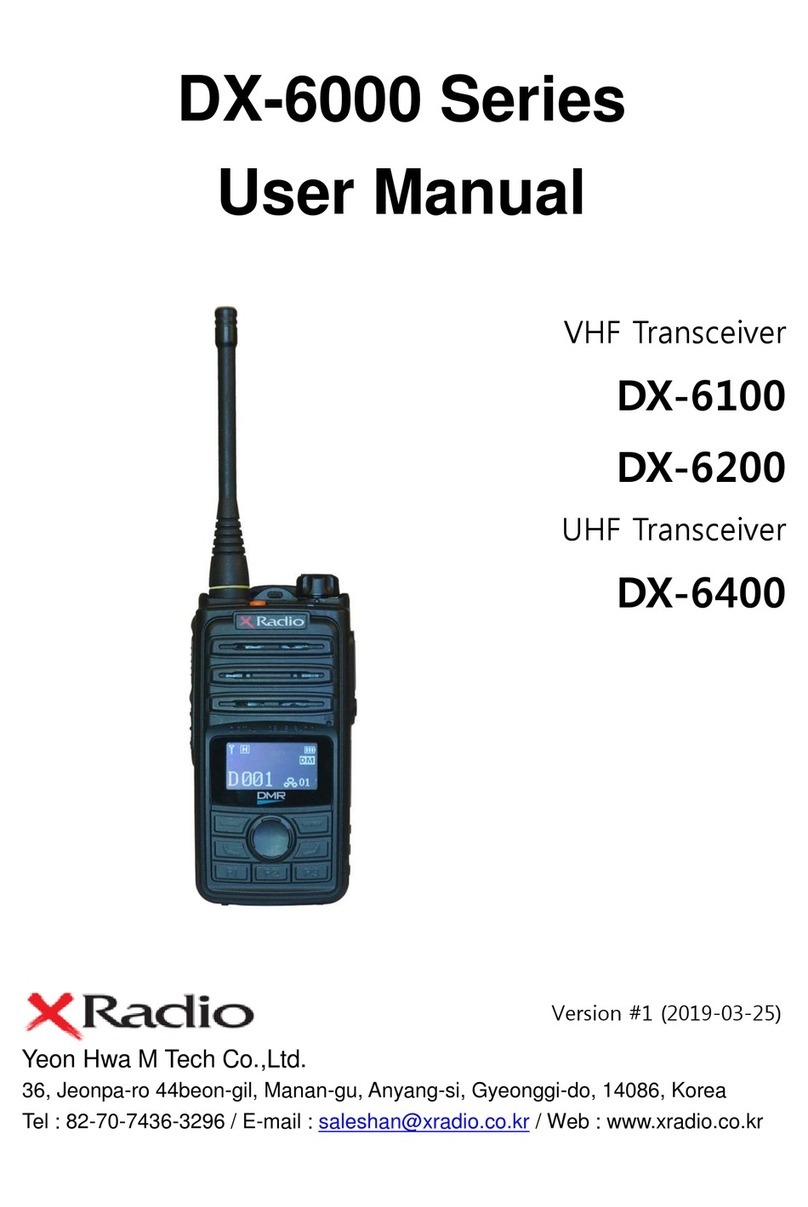 XRadio DX-6000 Series user manual