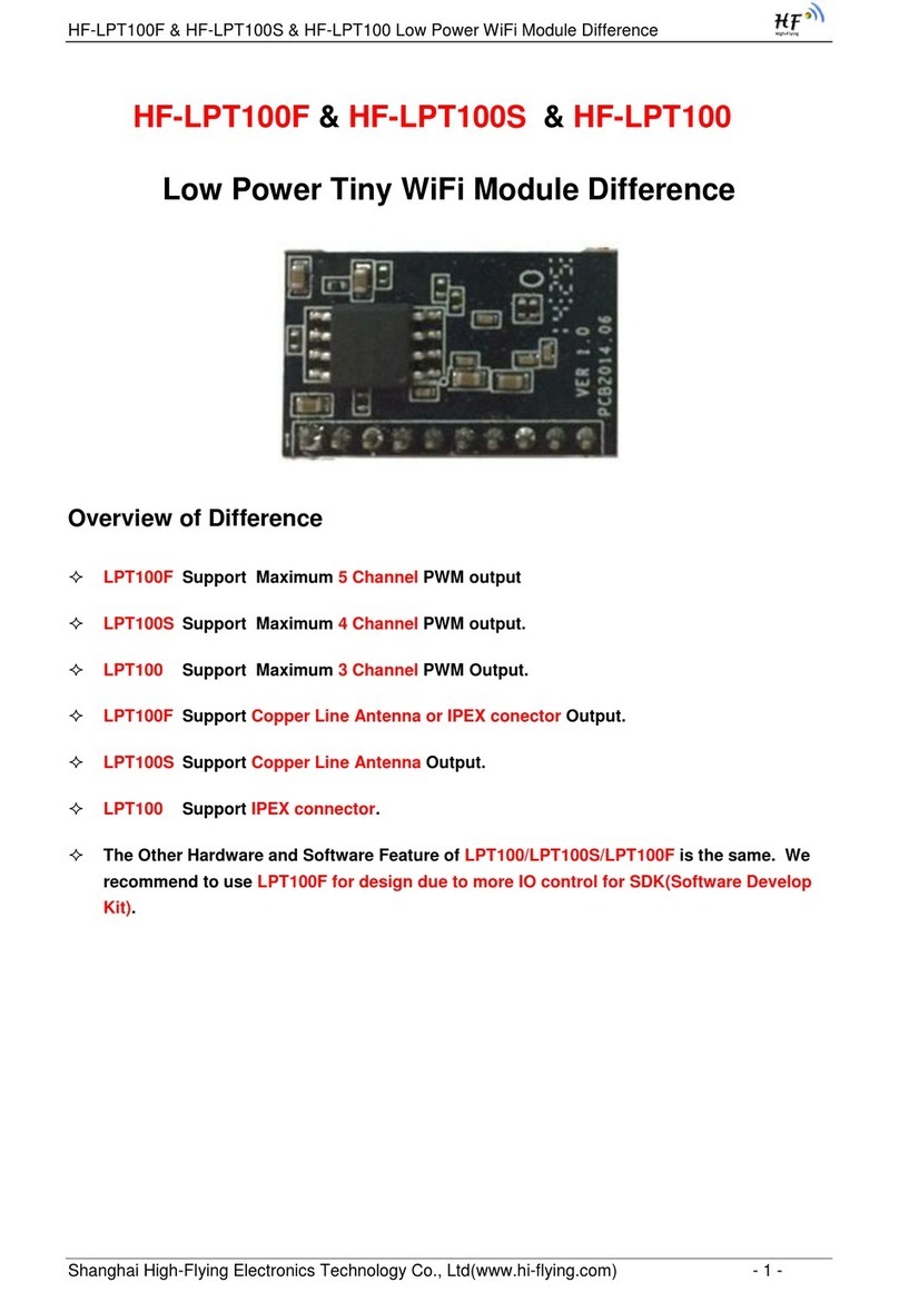 High-Flying HF-LPT100F user manual
