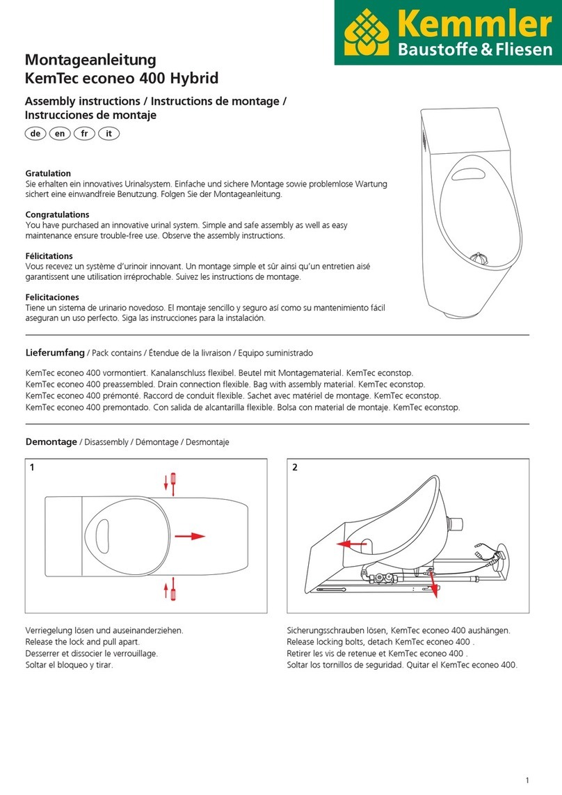 Kemmler KemTec econeo 400 Hybrid Assembly instructions Kemmler KemTec econeo 400 Hybrid Assembly instructions