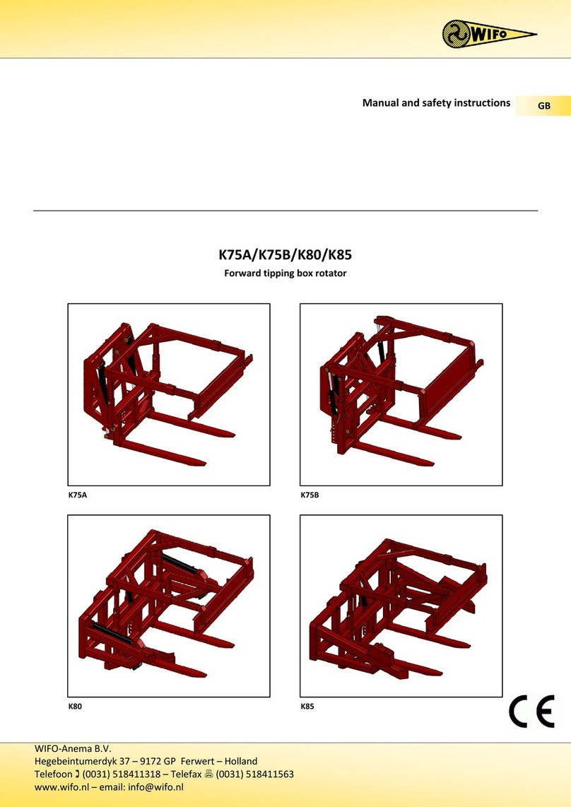 WIFO K75A Operator's manual