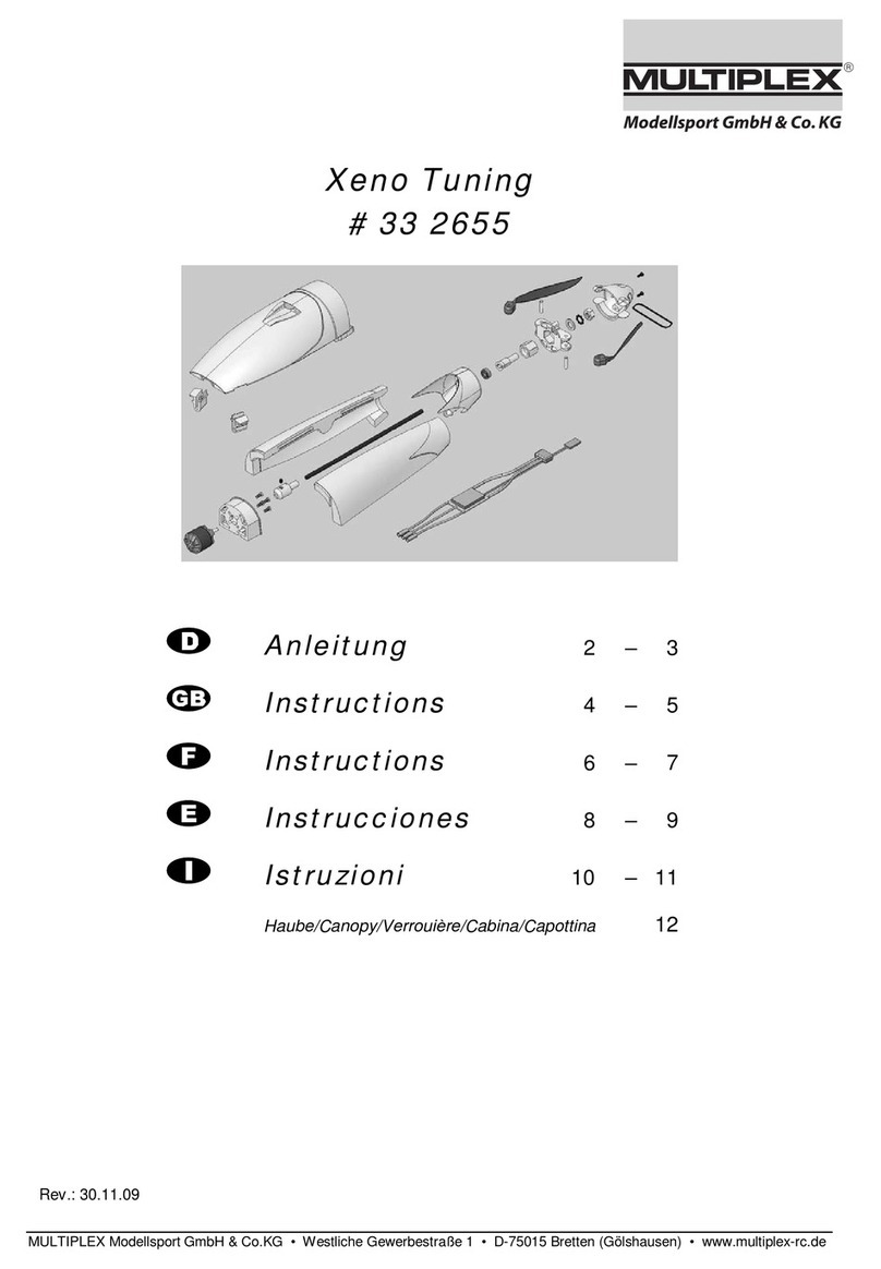 Multiplex Xeno Tuning 33 2655 User manual