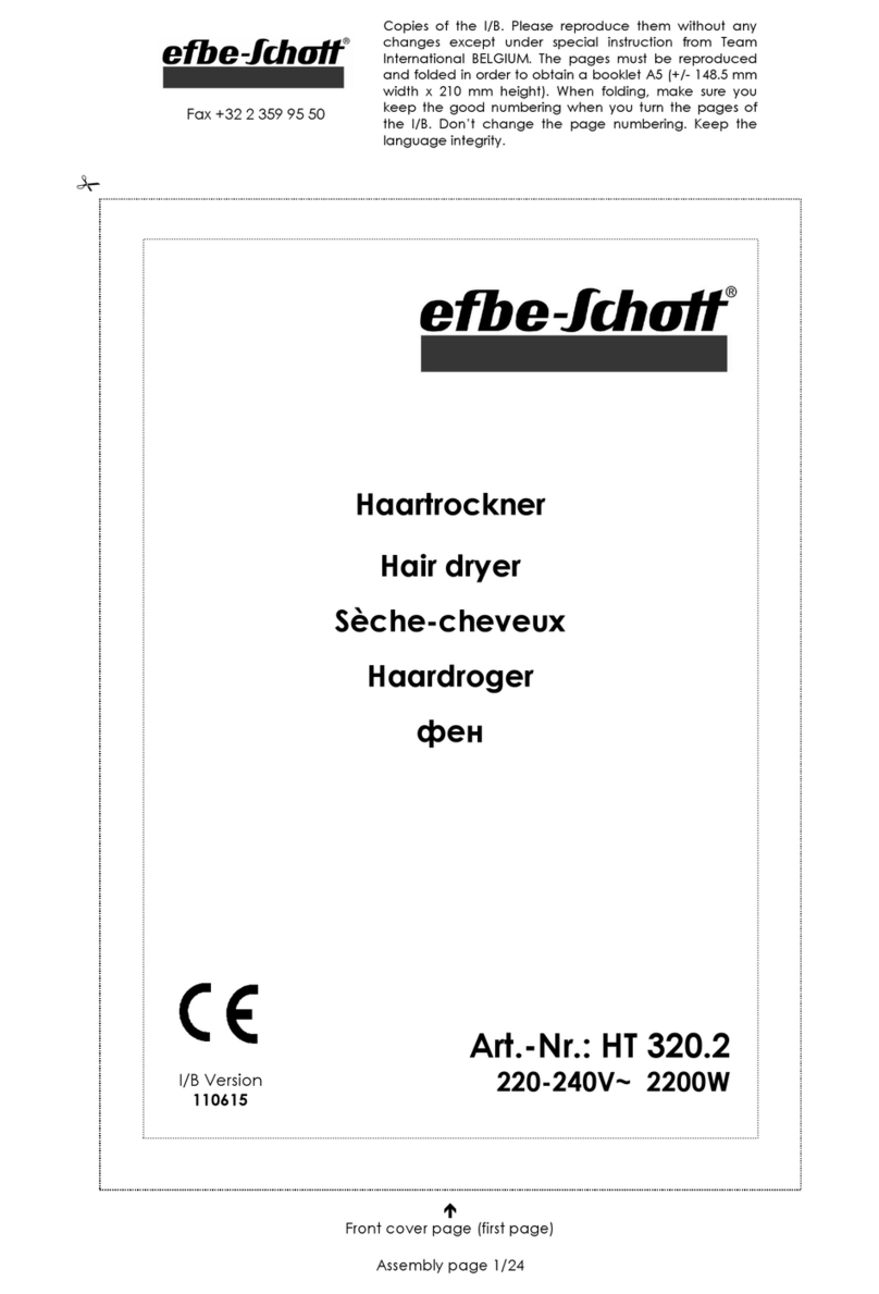EFBE-SCHOTT HT 320.2 manual