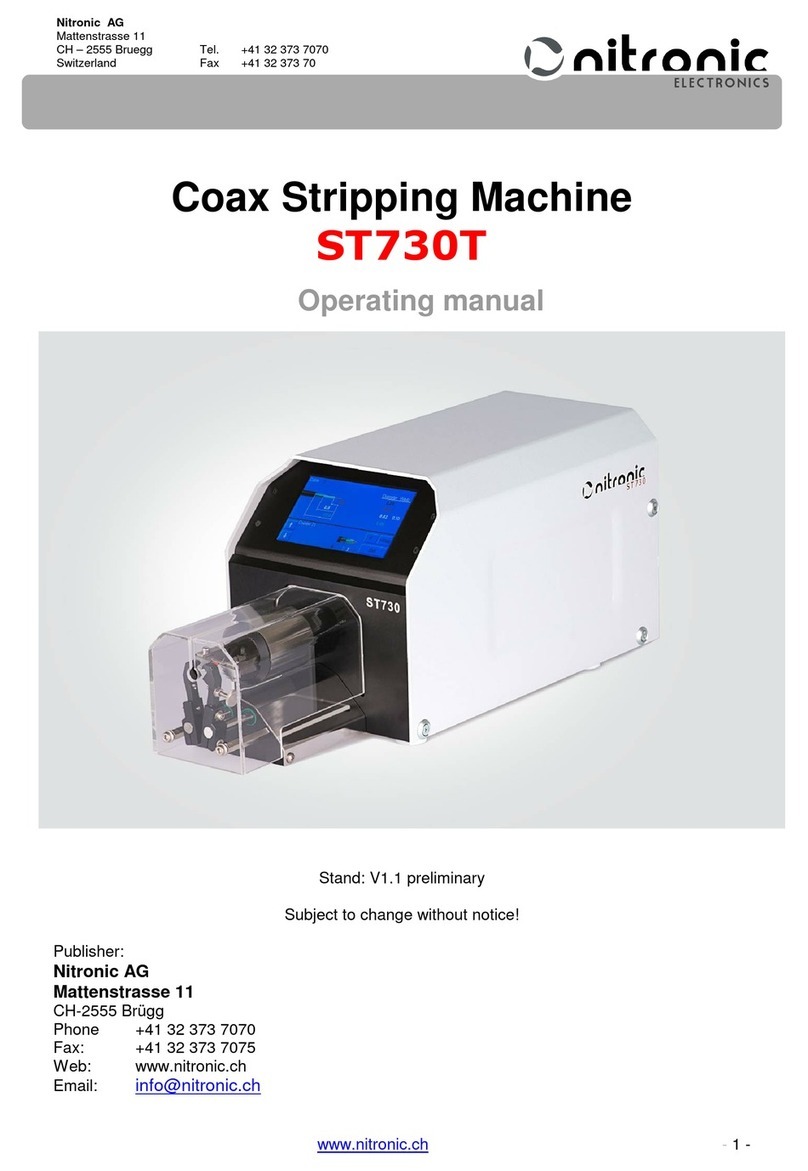 Nitronic ST730T operating manual