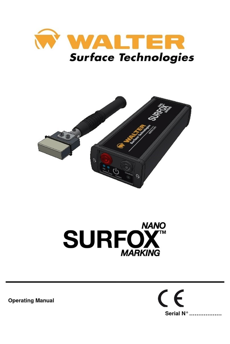 Walter Nano Surfox Marking operating manual