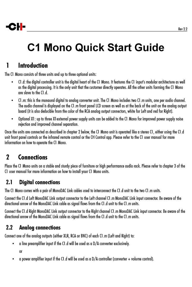 CH C1 Mono quick start guide