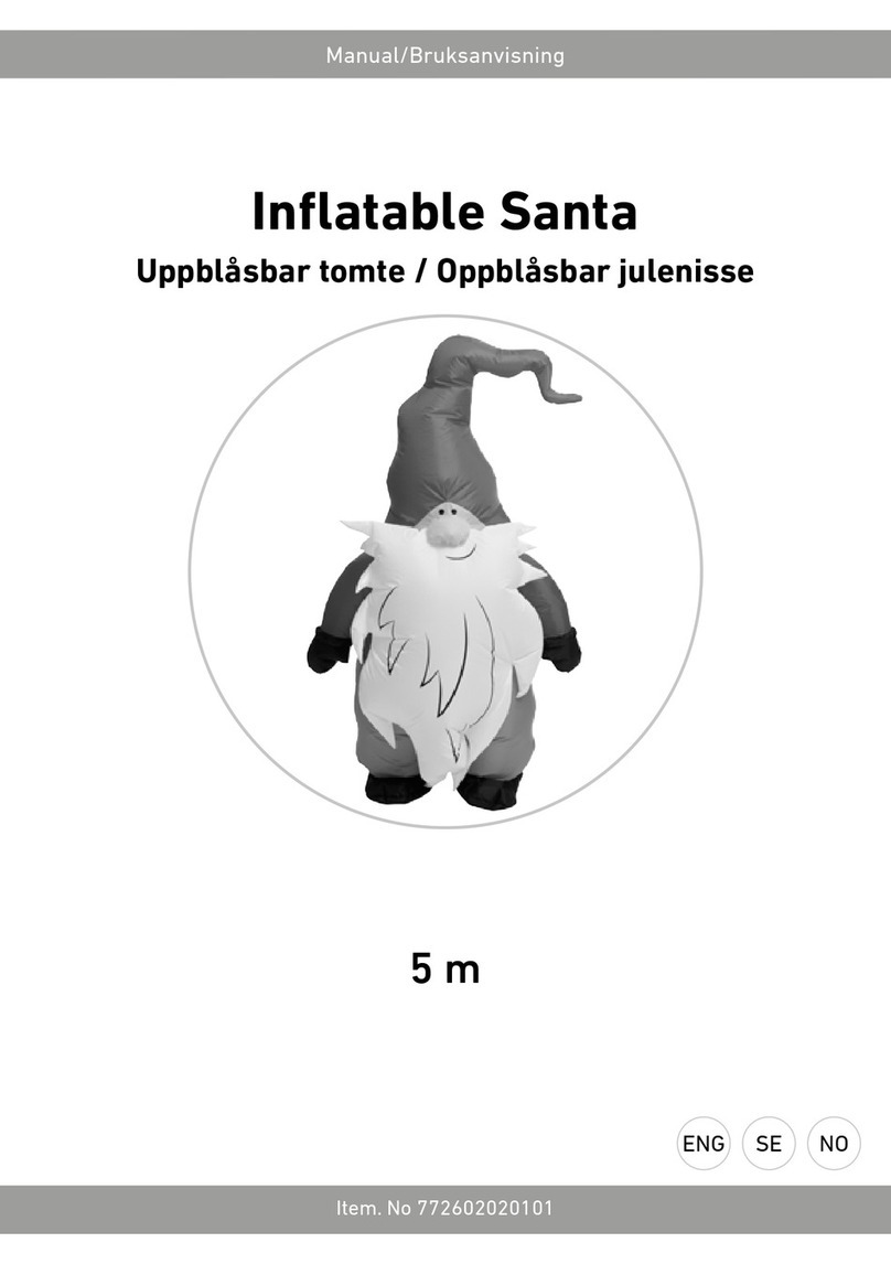 RUSTA Inflatable Santa 5 m User manual