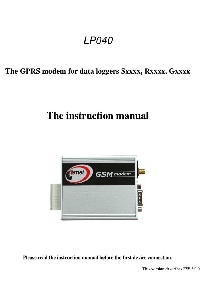 Comet LP040 instruction manual