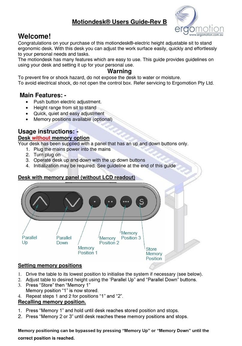 Ergomotion Motiondesk user guide