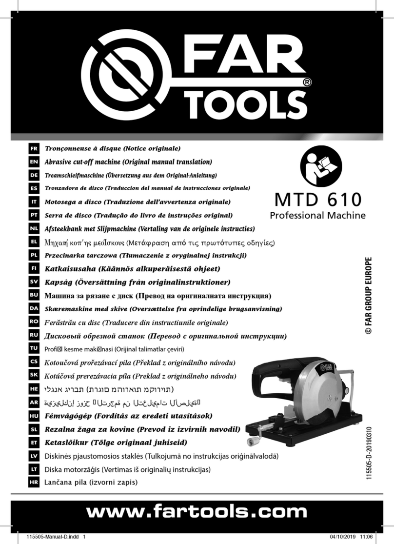 Far Tools MTD 610 User manual