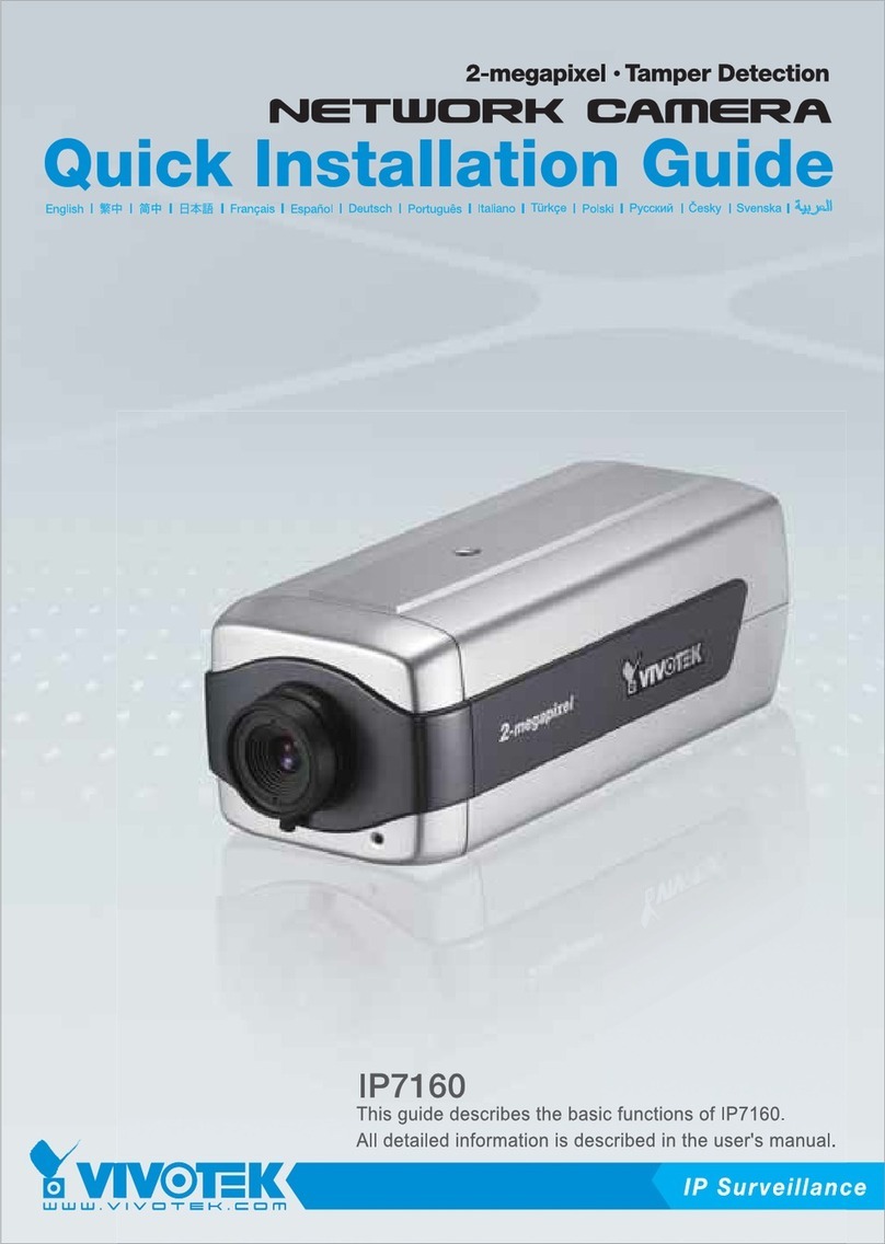 Vivotek IP7160 User manual Vivotek IP7160 User manual