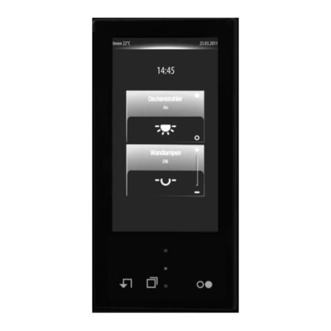 Jung Smart Control SC 1000 KNX Operator's manual