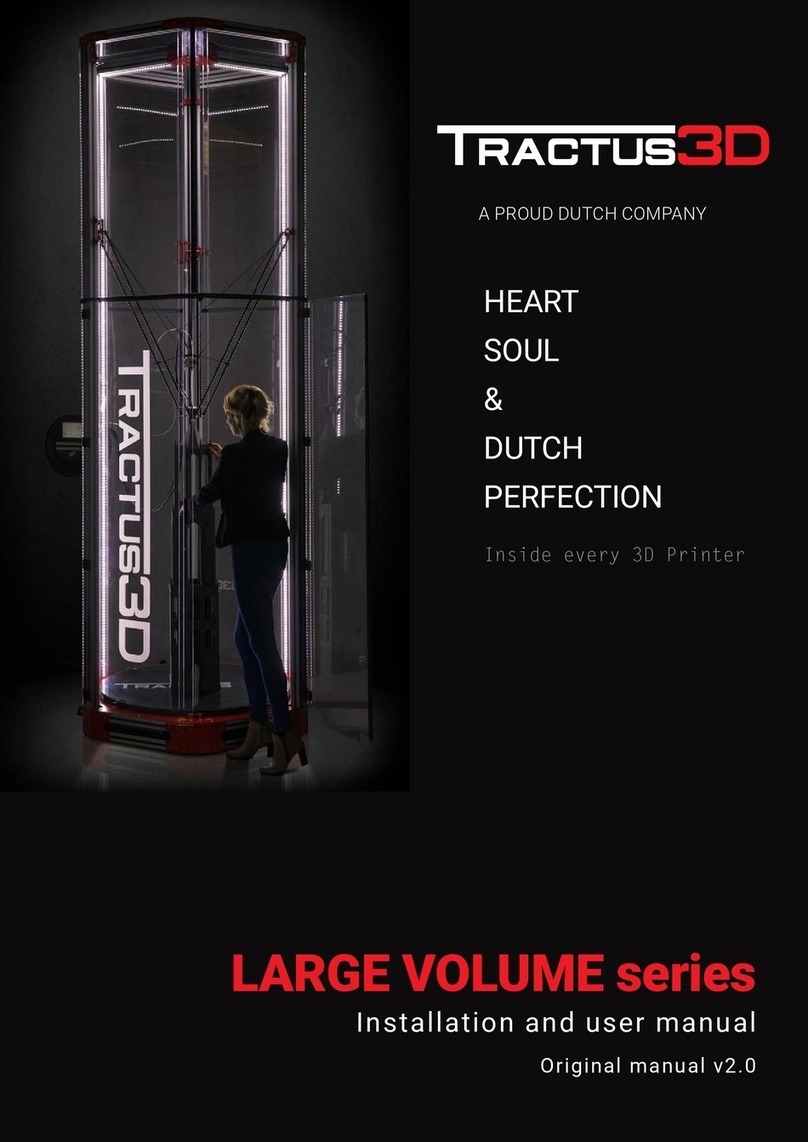 Tractus3D LARGE VOLUME Series User manual