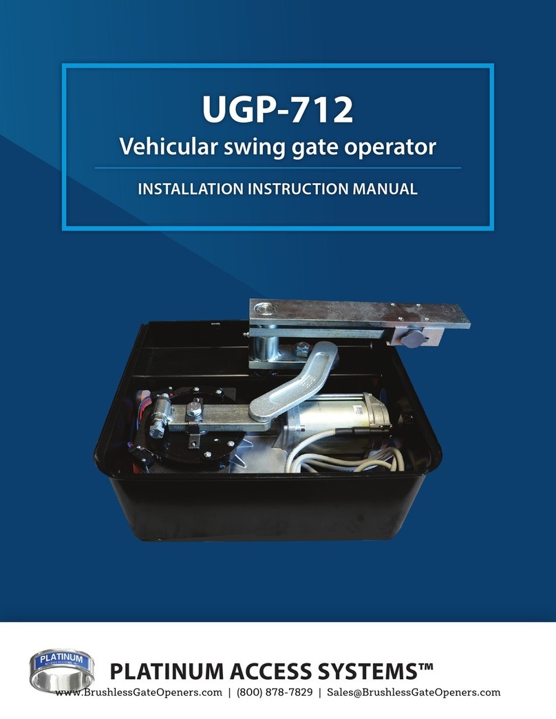 Platinum Access Systems UGP-712 Service manual