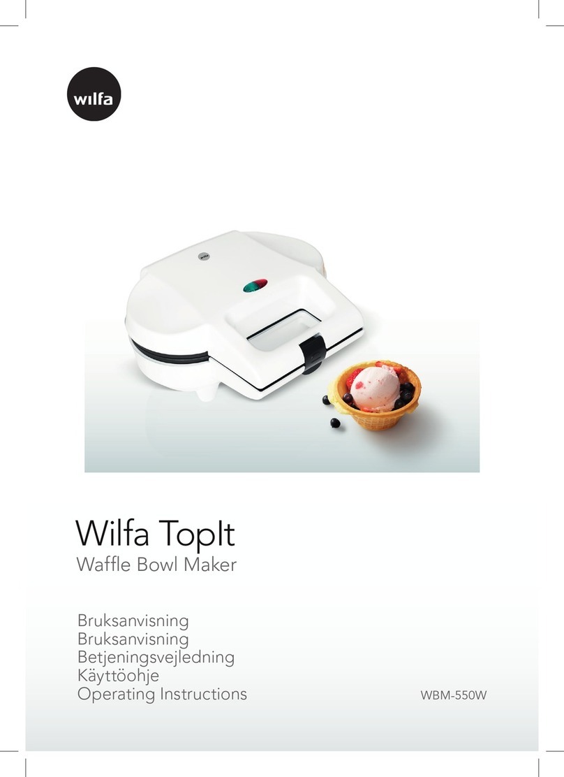 Wilfa Toplt WBM-550W User manual