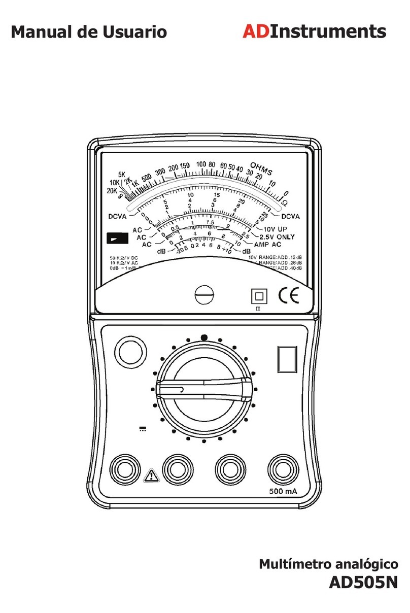ADInstruments AD505N Instrument manual