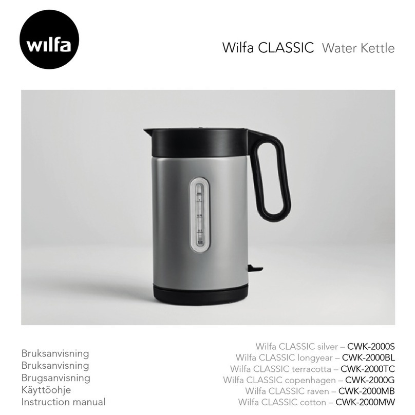 Wilfa Classic Series User manual