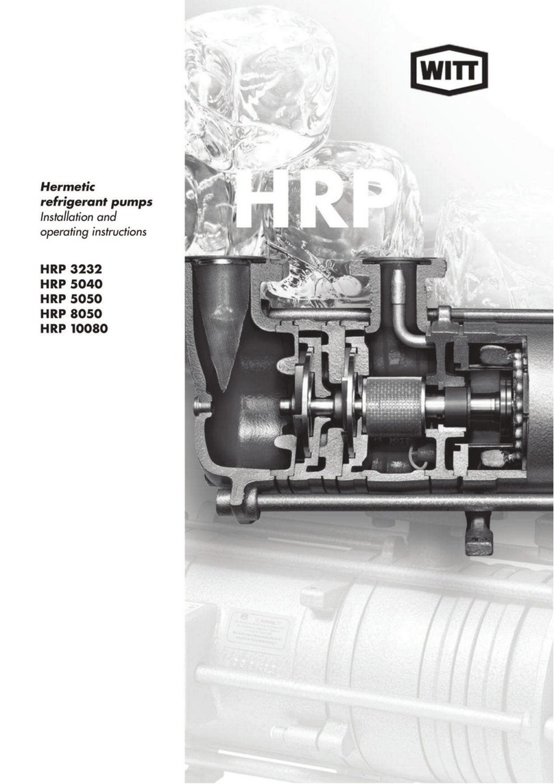 Witt HRP Series Installation and operating instructions