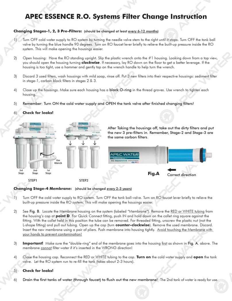 APEC ESSENCE ROES-PH75 User manual