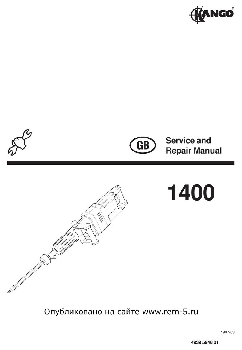 Kango 1400 Series Installation and operating manual