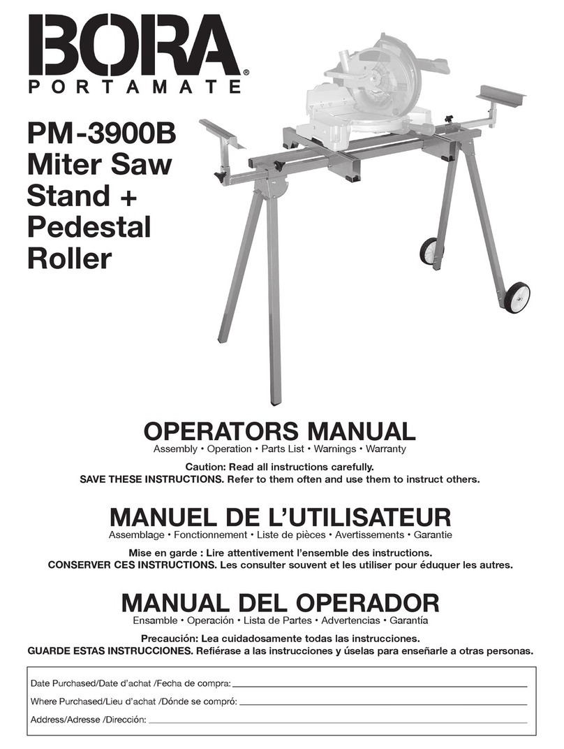 bora PM-3900B Operator's manual
