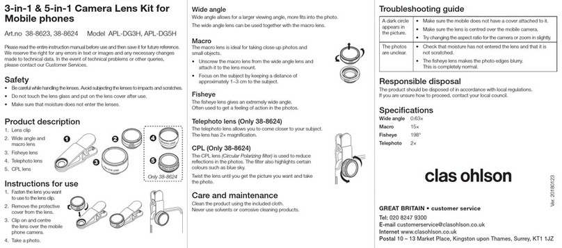 Clas Ohlson APL-DG3H manual