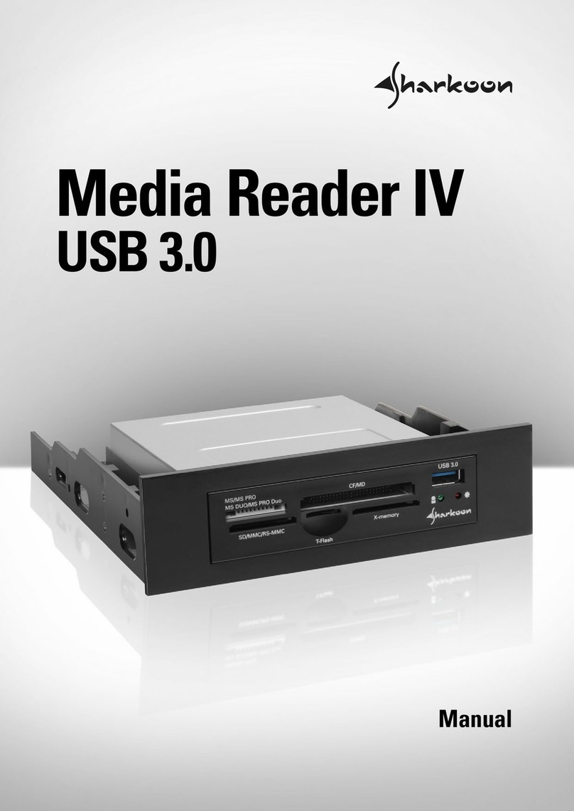 Sharkoon Media Reader IV USB 3.0 manual
