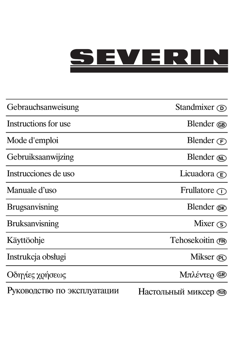 SEVERIN SM 3713 User manual