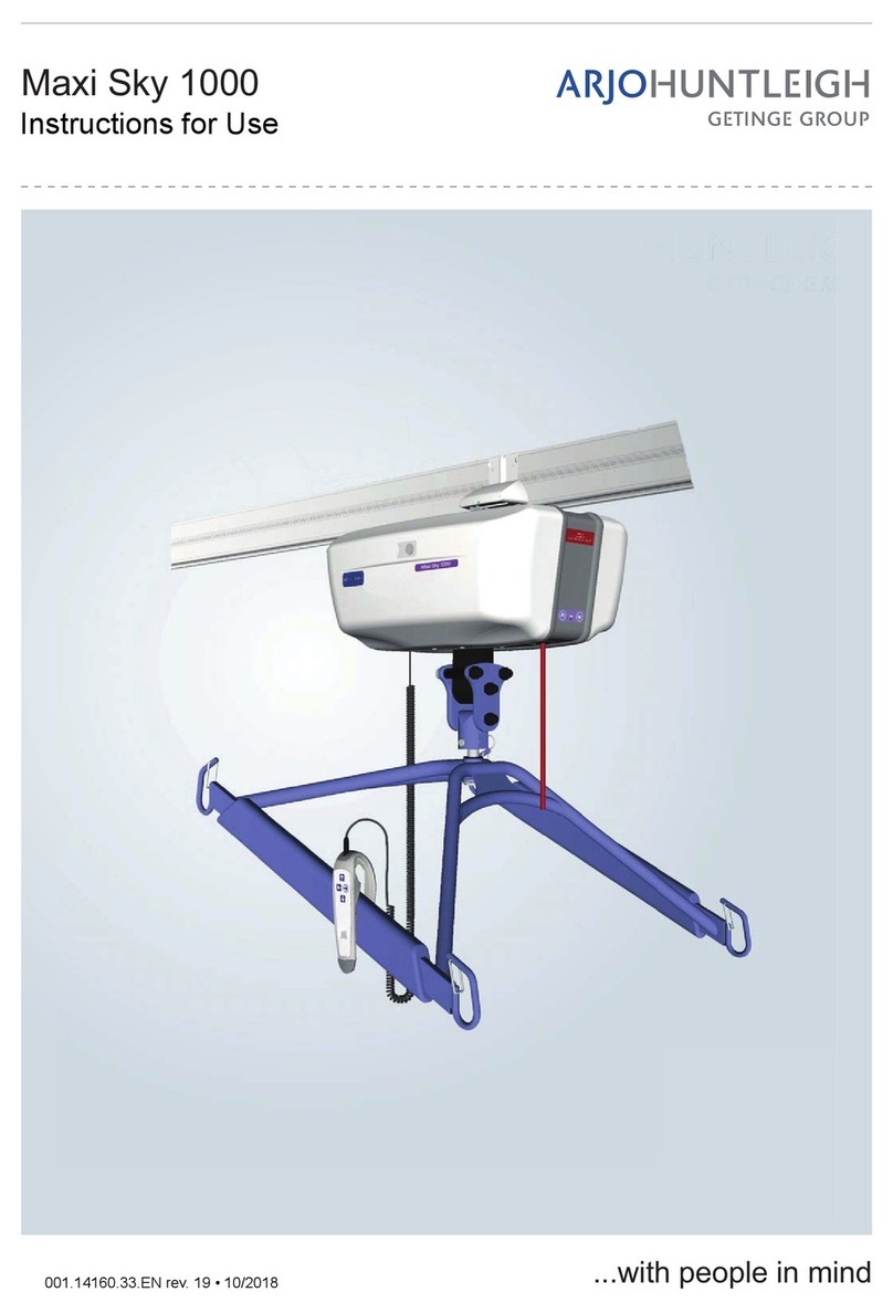 Getinge Arjohuntleigh Maxi Sky 1000 Instructions for use