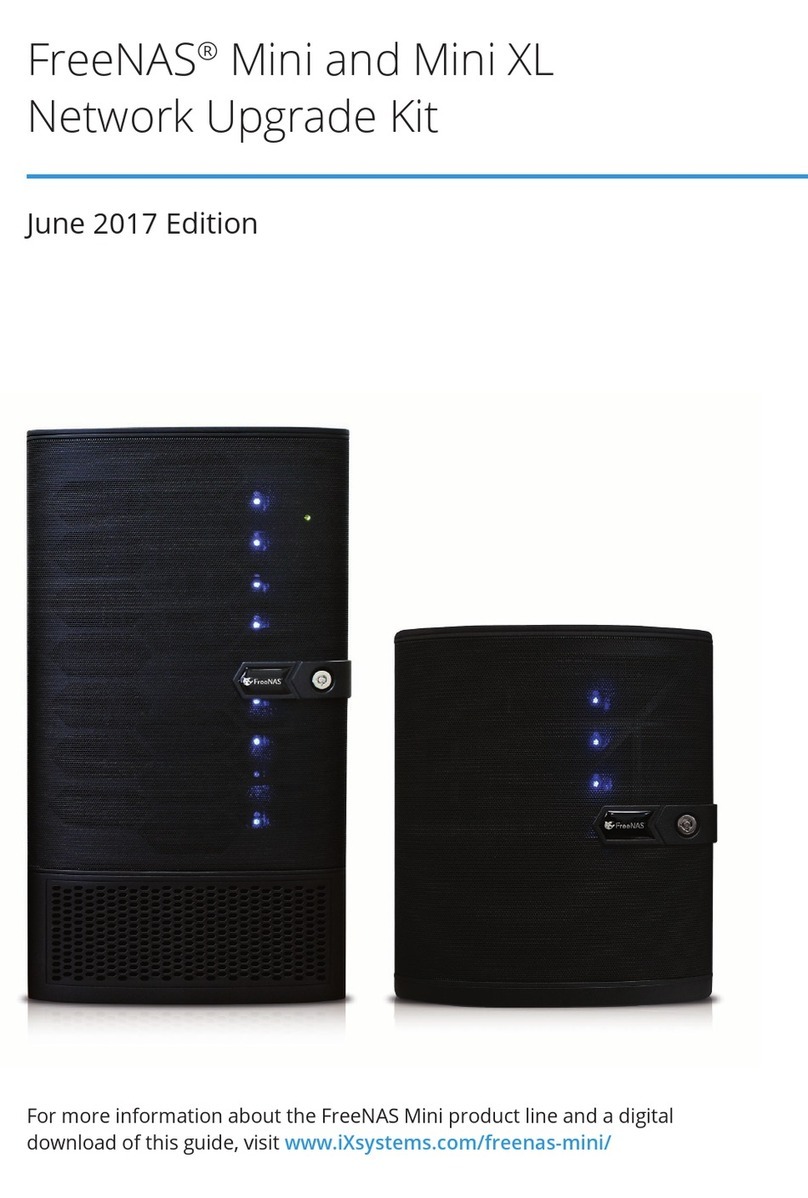 iXsystems FreeNAS Mini User manual