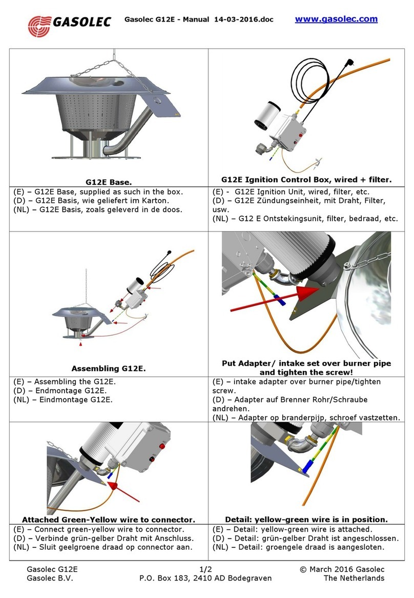 Gasolec G12E User manual