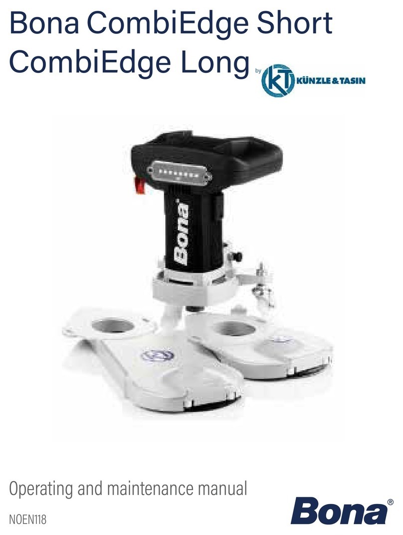 Kunzle & Tasin Bona CombiEdge Short Operating and maintenance manual