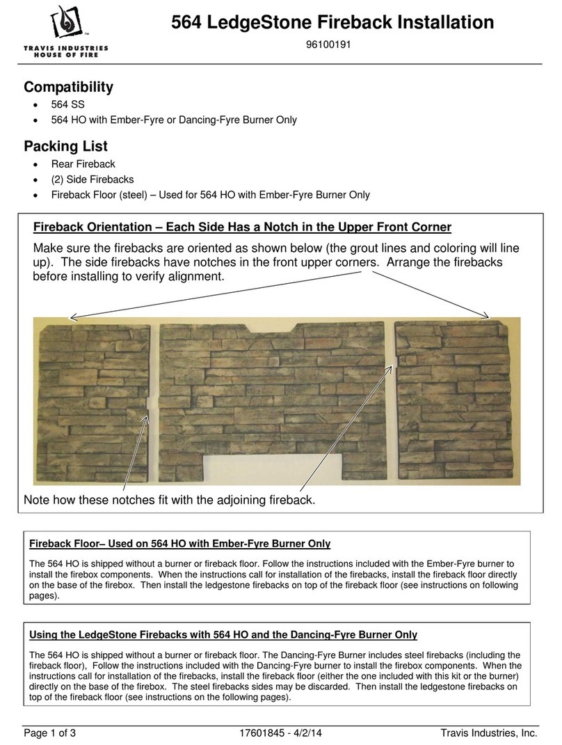 Travis Industries 564 LedgeStone User manual Travis Industries 564 LedgeStone User manual