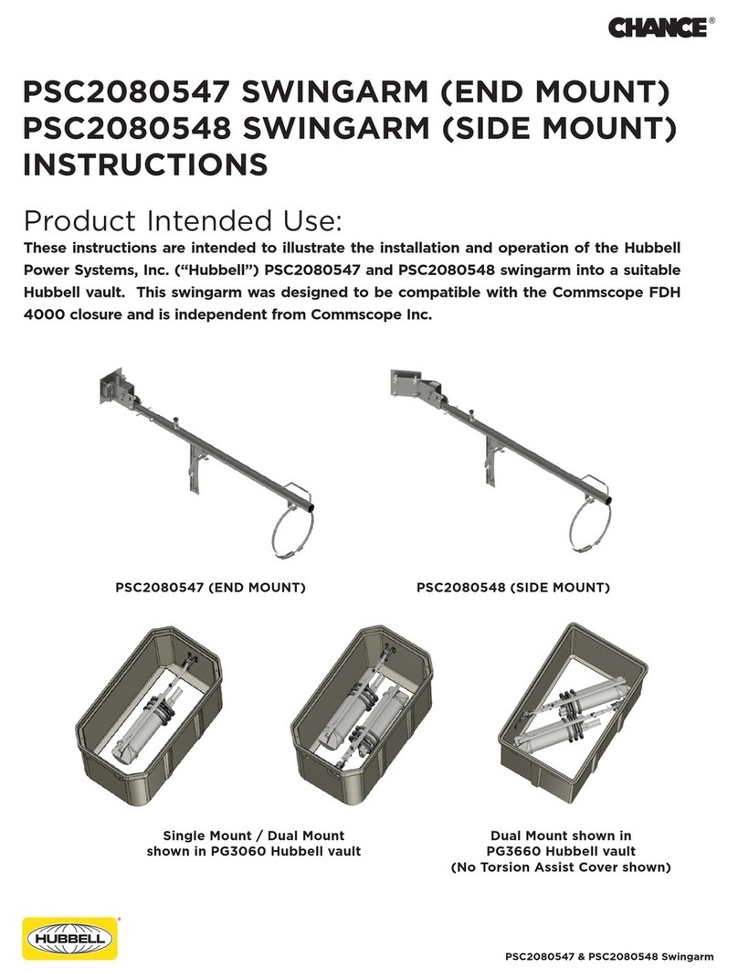 Hubbel Chance PSC2080547 Intended use