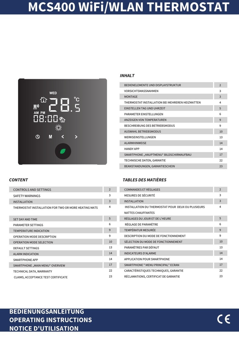 Warmon MCS400 User manual