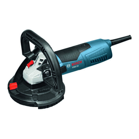 Bosch CSG15 Assembly instructions