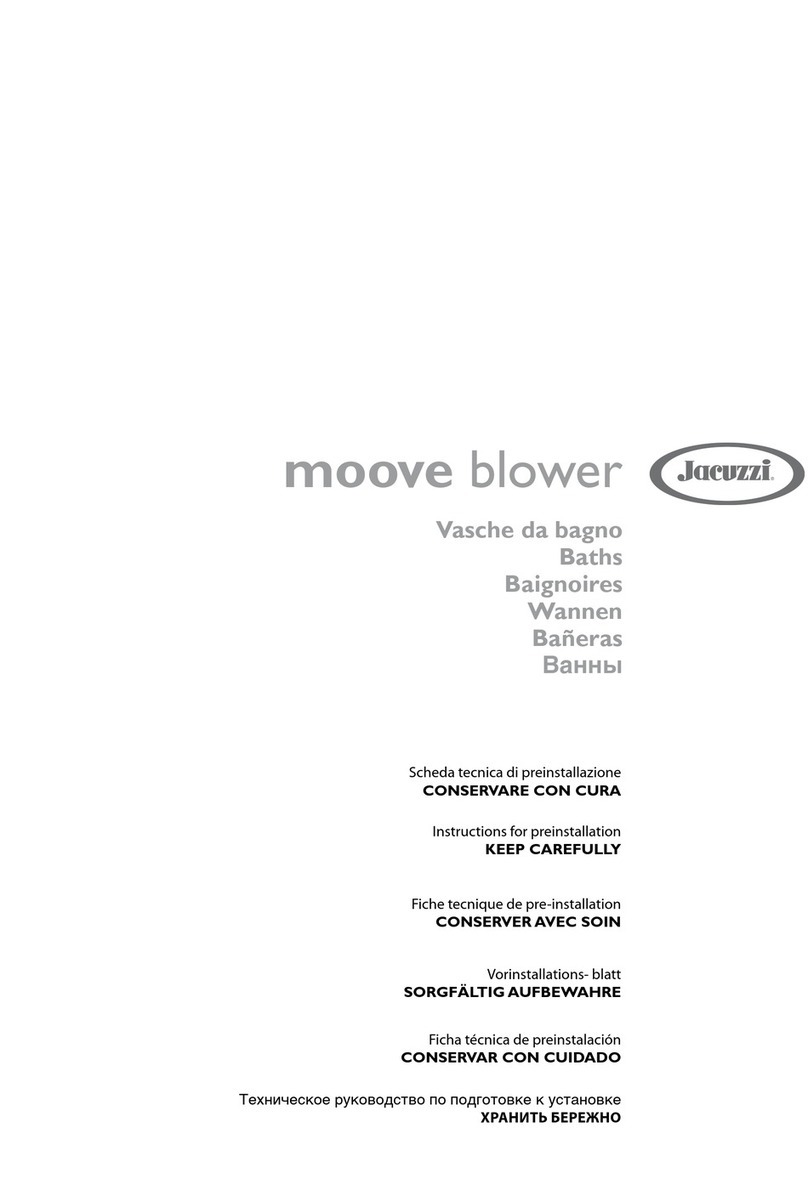 Jacuzzi moove blower Series User manual
