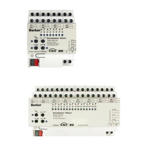 Berker 7531 80 03 User manual