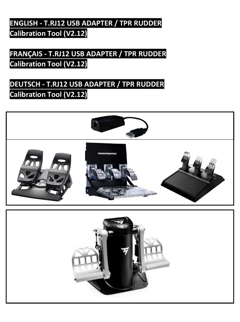 Thrustmaster T.RJ12 USB ADAPTER instruction manual